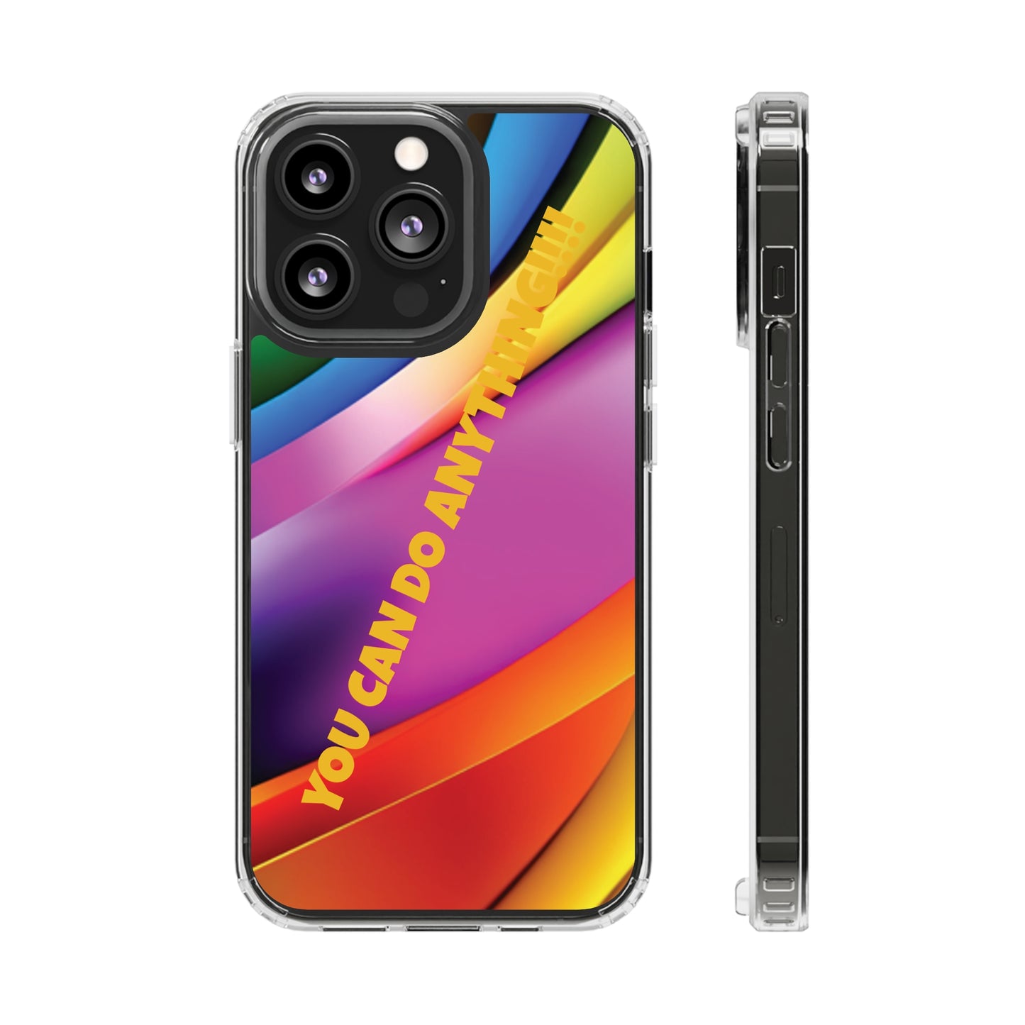 Colorful and Bright Clear Phone Case