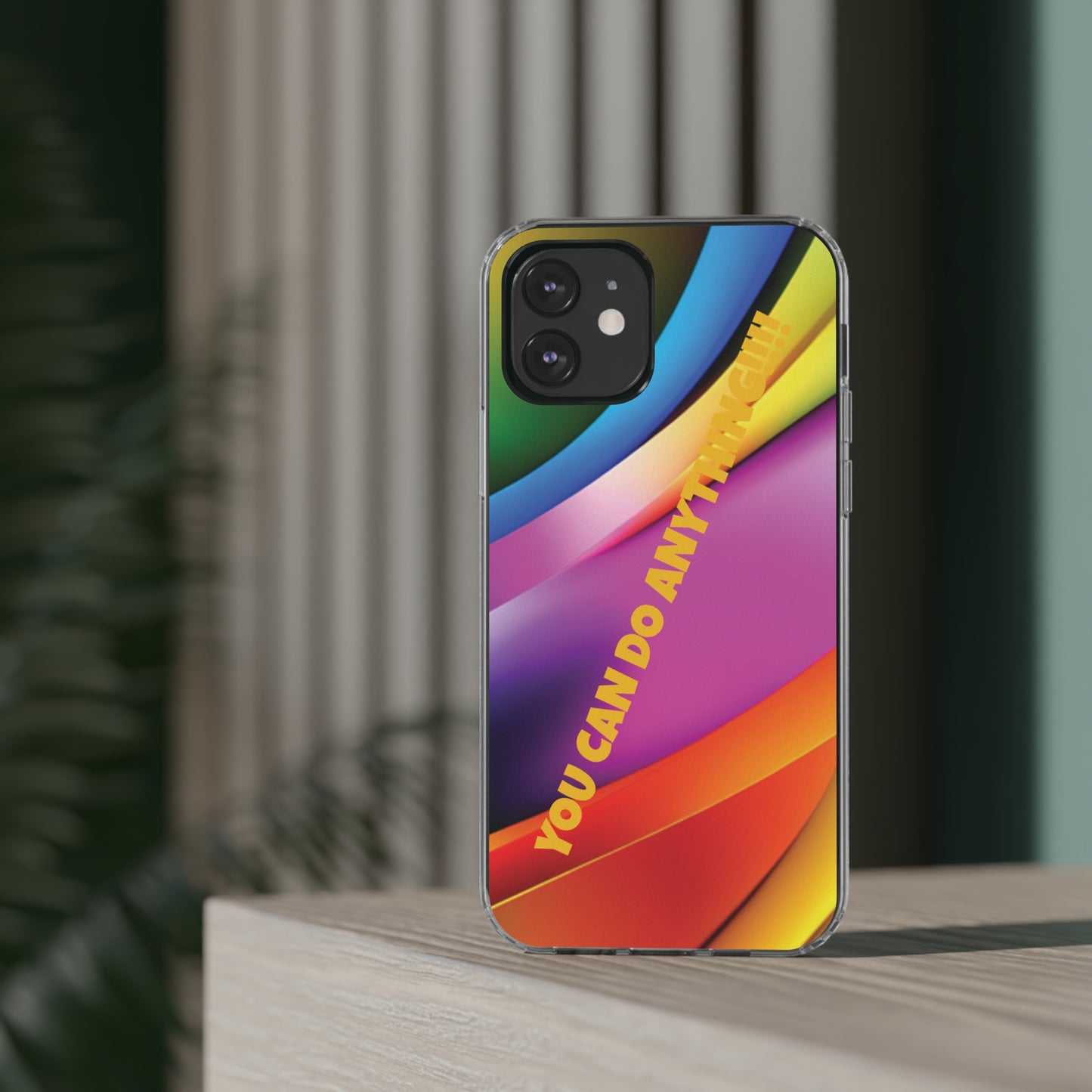 Colorful and Bright Clear Phone Case